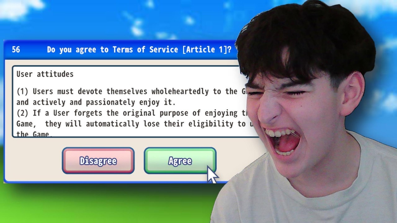 The World's Hardest Terms of Service Game.