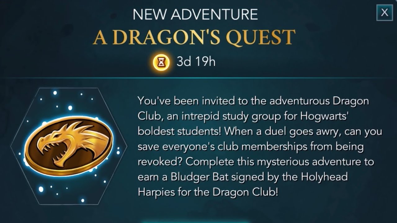 A Dragon&rsquo;s Quest Adventure (Part 1) - Harry Potter Hogwarts Mystery