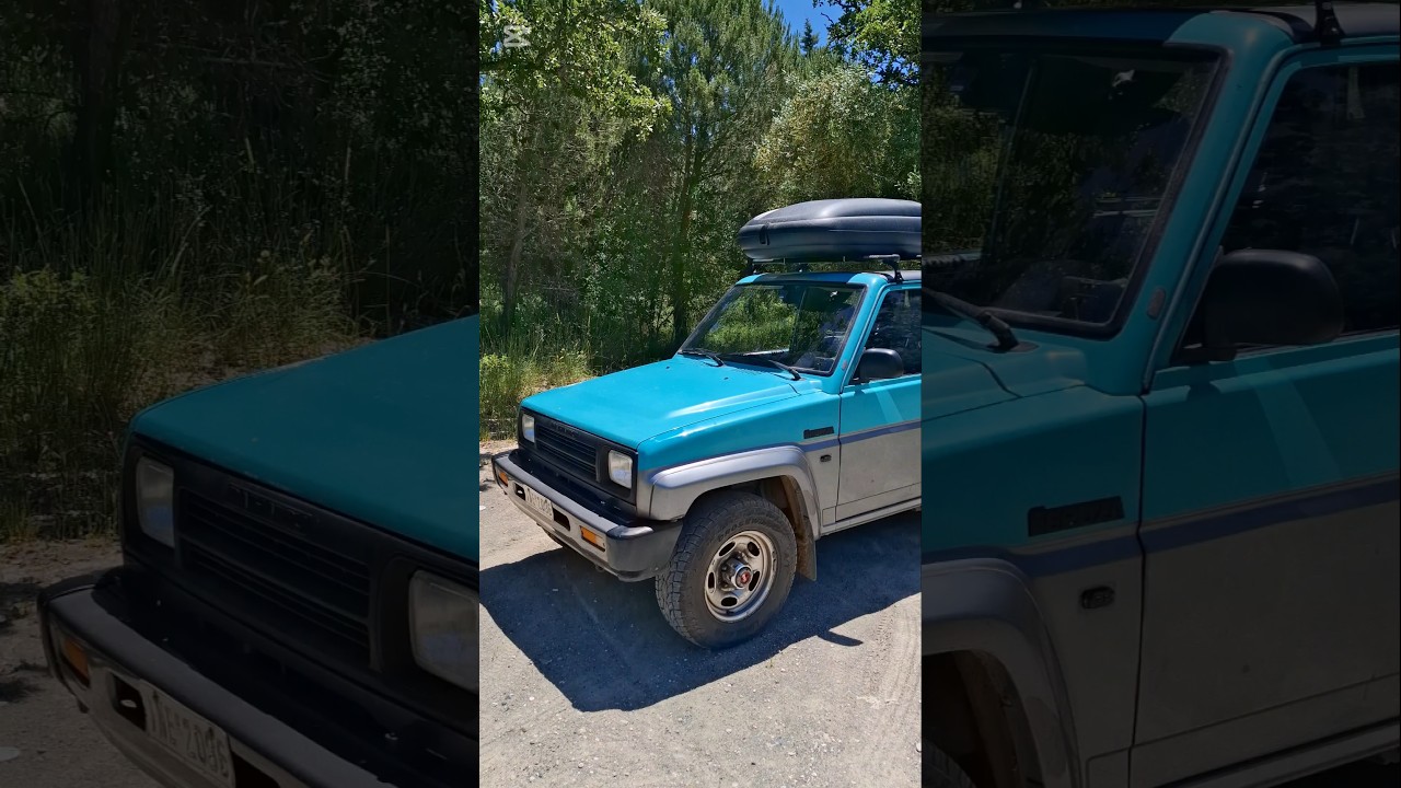 Daihatsu Feroza Tiny Camper #camper #tinycamper #feroza #mods #diy #daihatsu #4x4 #overland #travel