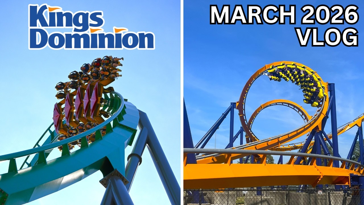 Открытие сезона Kings Dominion! | Март 2026 года