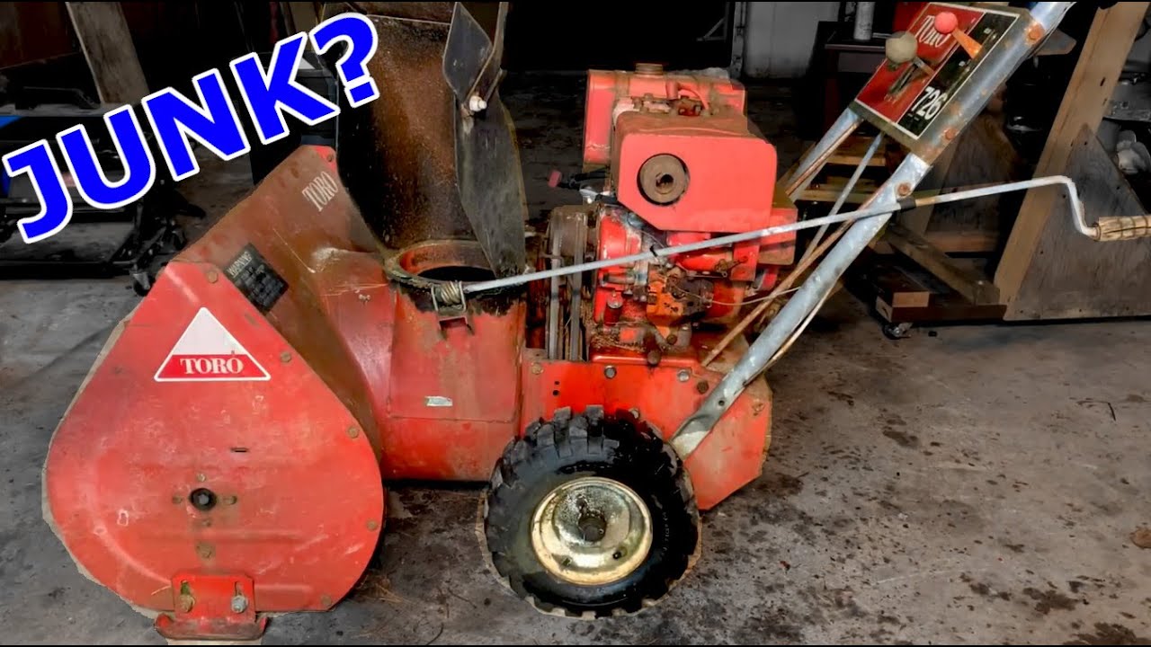 Seized Engine on This 1974 Toro. Will it Run?