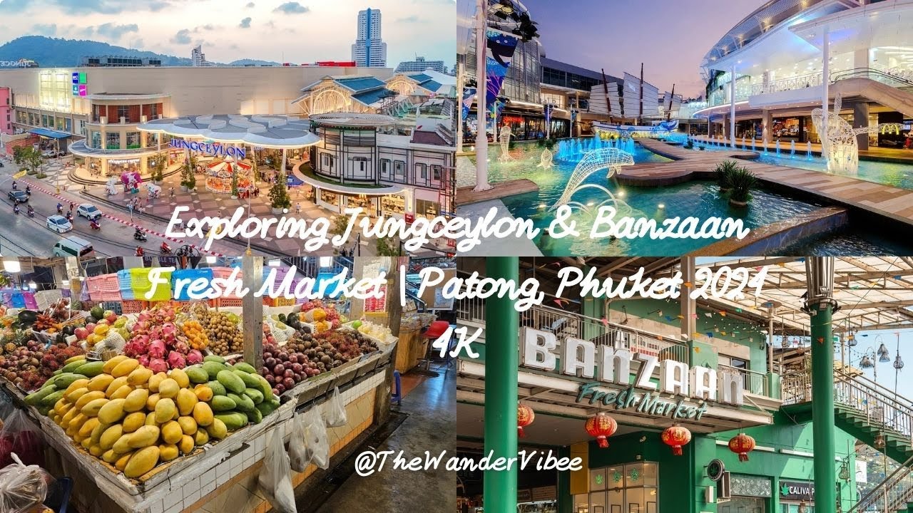 Exploring Jungceylon & Banzaan Fresh Market | Patong, Phuket 🛍️ 4K