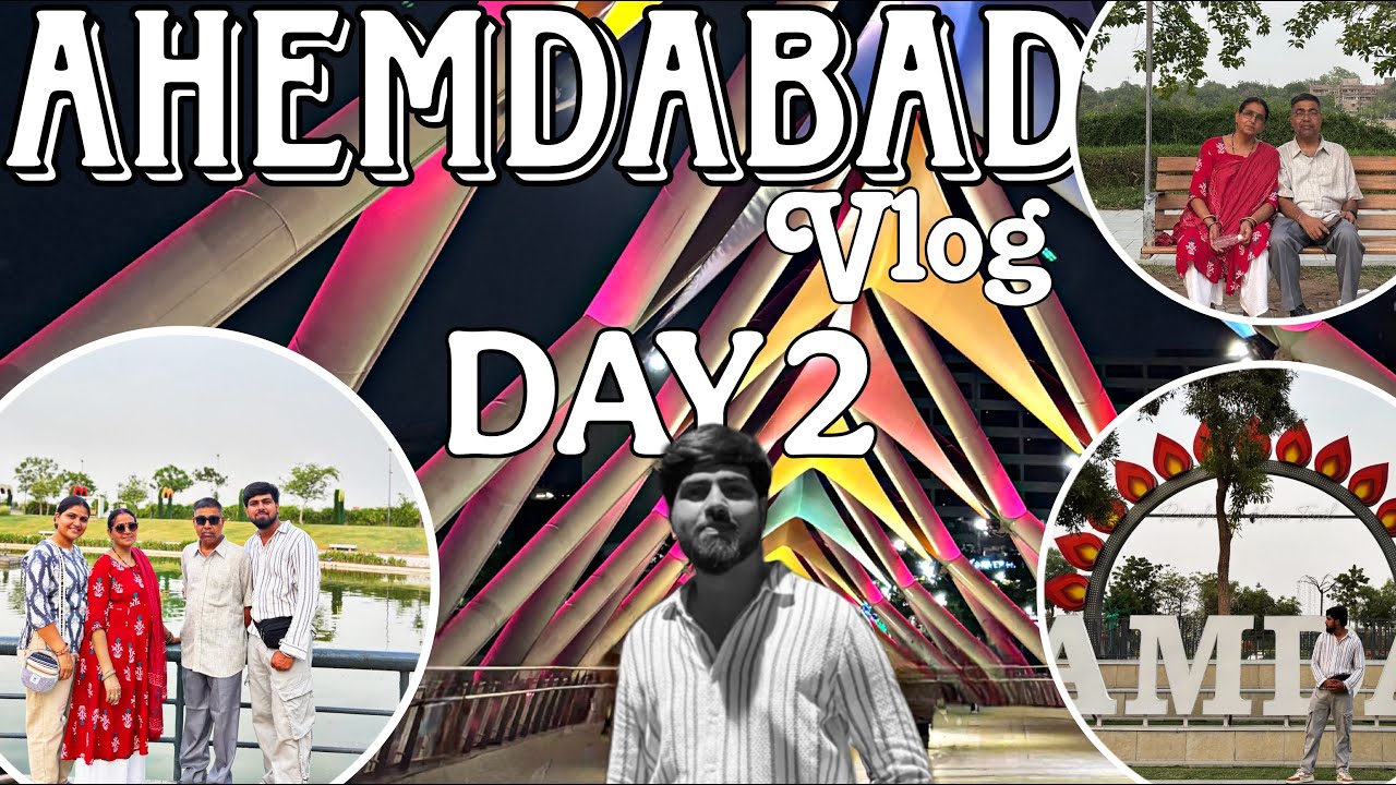 VLOG #15 | Gujarat Trip Day 2 | Riverfront & FlowerGarden | Family vlog | #vlog #Ahmedabad #trending