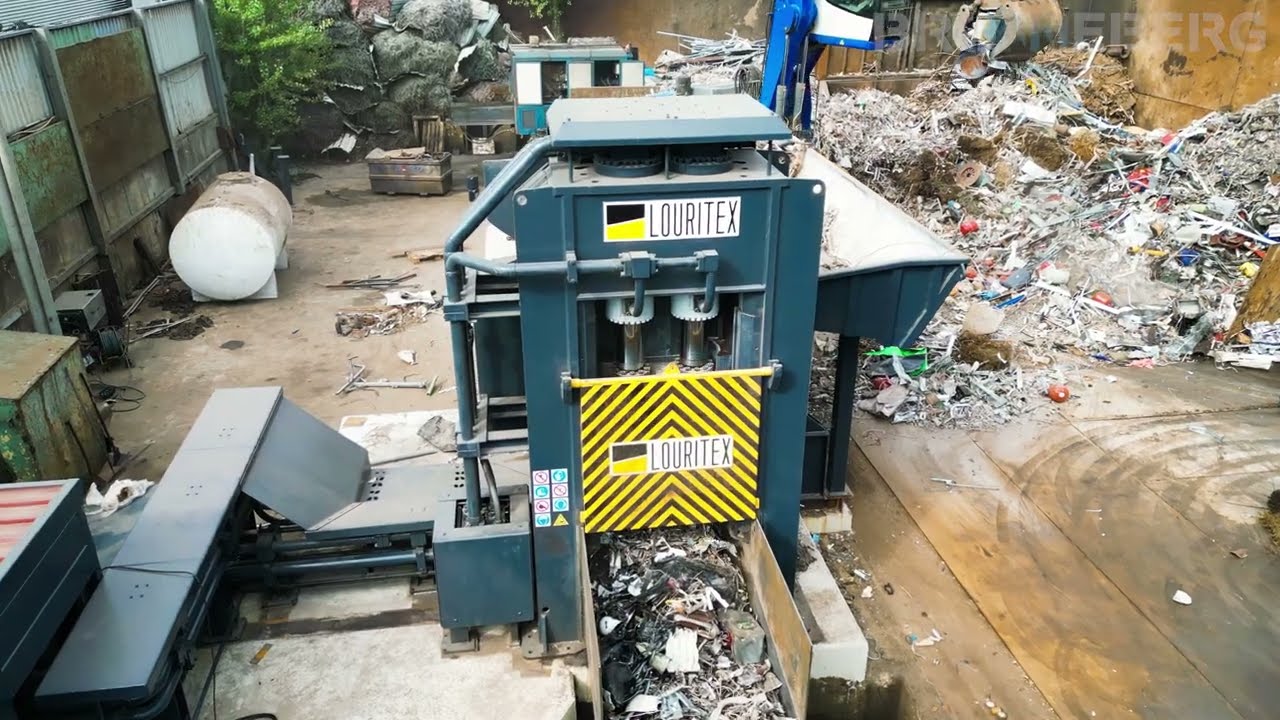 Louritex Scrap Shear 600T: Heavy-Duty Shearing Power💪💥