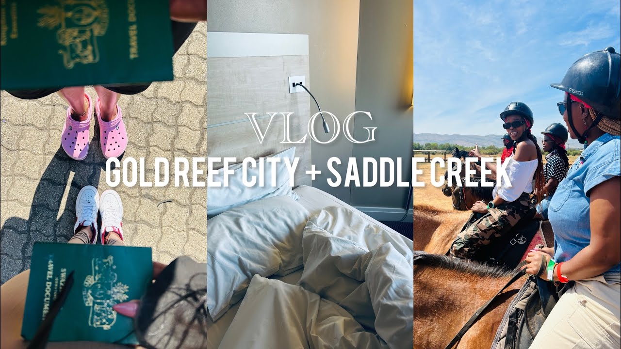 Travel Vlog | Gold Reef City | Saddle Creek Adventures | Pretoria RSA
