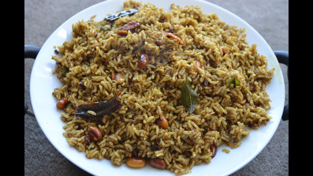 Puli Sadam/Kovil Puliyodharai/Tamarind Rice (Temple Style) - Variety Rice Recipe (in Tamil)