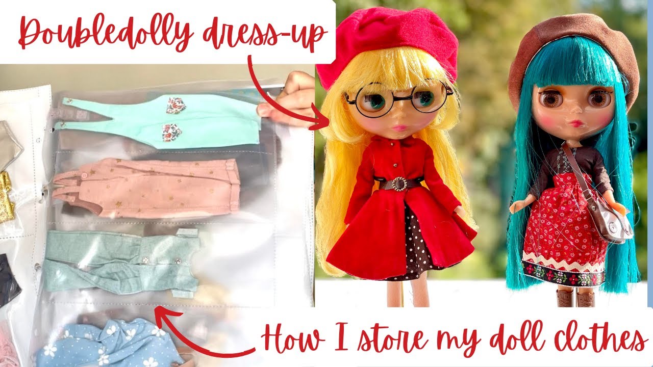 👗Take a tour of my Blythe wardrobe | Doll clothes storage ideas and dolly dress up