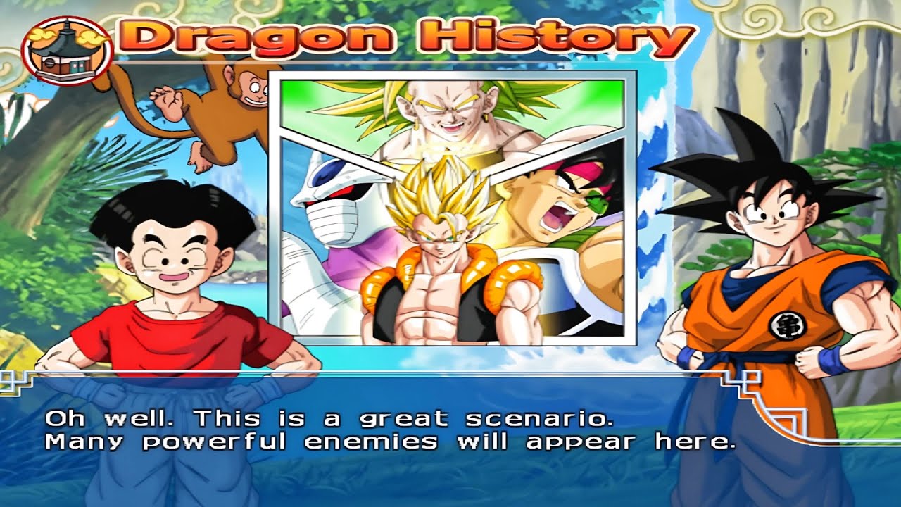 Dragon Ball Z - Budokai Tenkaichi 3 Complete Dragon History ( All Sagas )