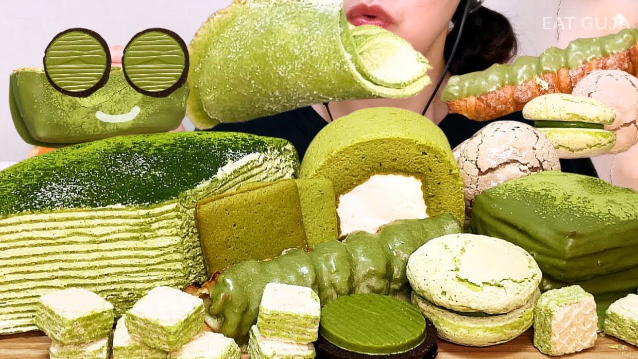 녹차🍃 어쩌다 보니 오설록 한판에 뚜쥬 추가요~ ㅣ디저트먹방 GREEN TEA Dessert Mukbang