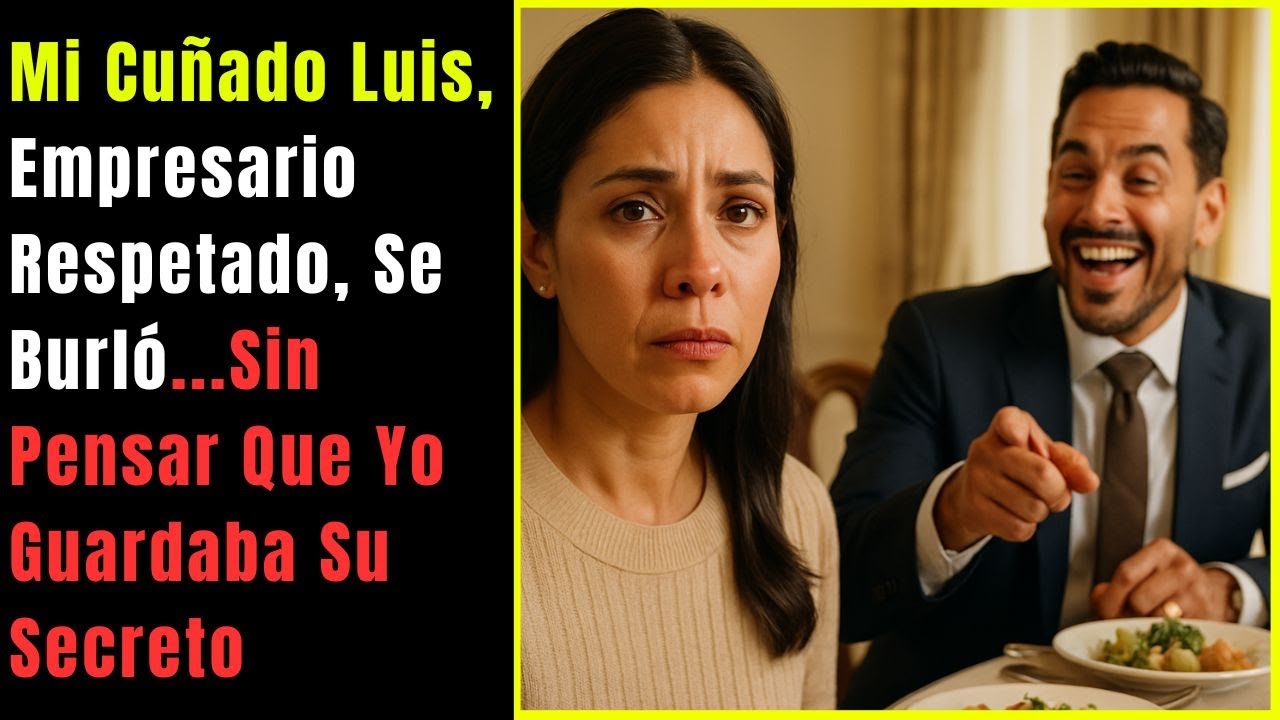 Mi Cuñado Luis, Empresario Respetado, Se Burló... Sin Pensar Que Yo Guardaba Su Secreto