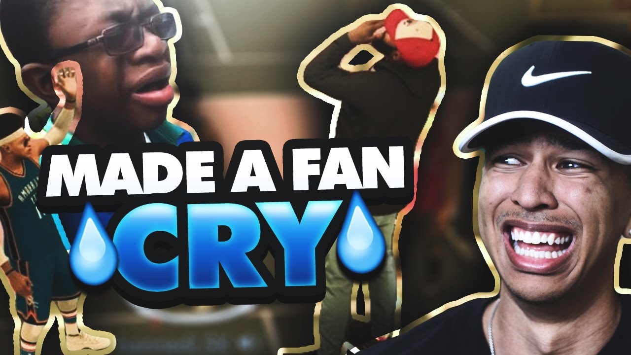 MADE A FANBOY CRY! EXPOSING TRASH TALKERS EASY! WTF RIP HEADPHONES! NBA 2K17 MyPark Gameplay
