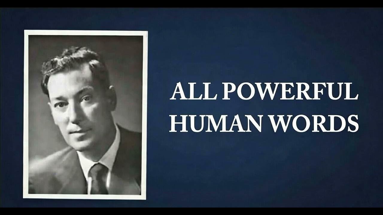 Neville Goddard ALL POWERFUL HUMAN WORDS