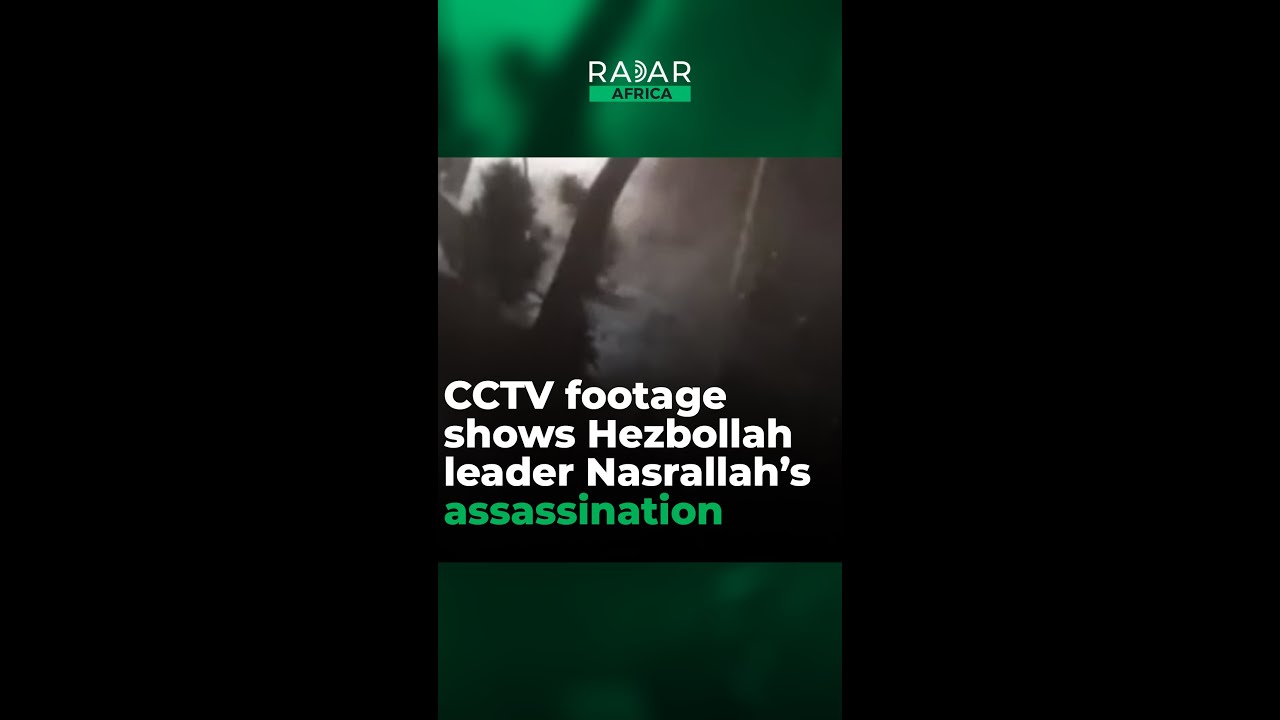 CCTV footage shows Hezbollah leader Nasrallah&rsquo;s assassination