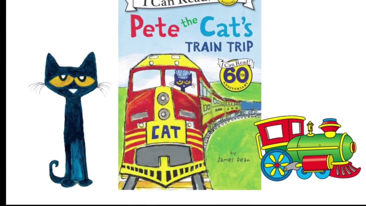 Pete the Cat’s Train Trip 🚂 Read Aloud Books for Toddlers, Kids and Children