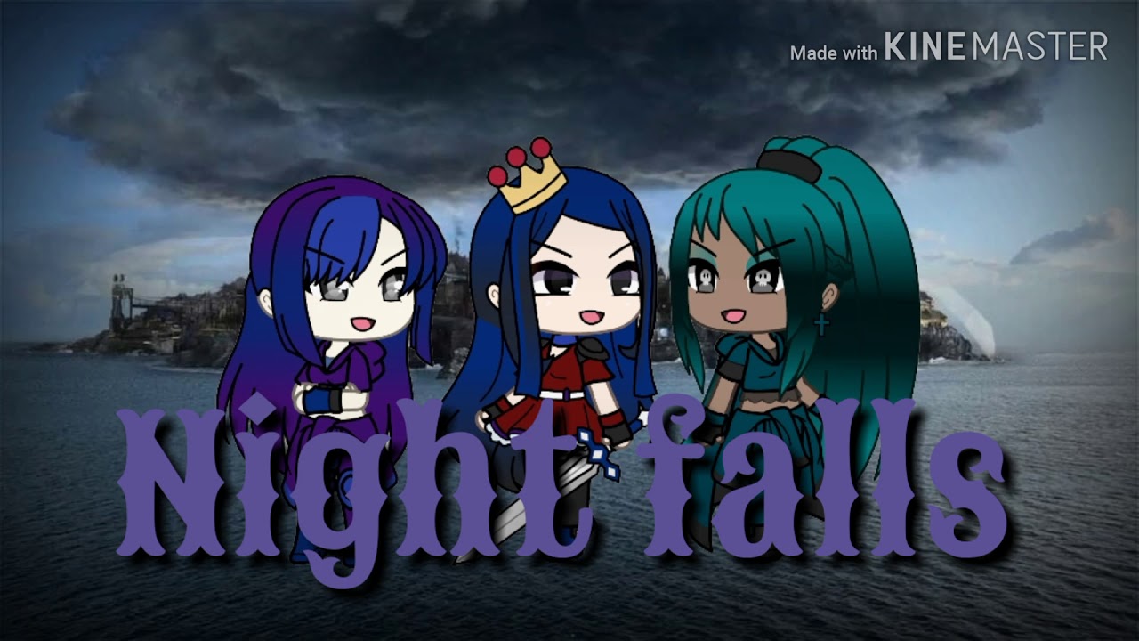 Night falls, (Descendants 3)/ gacha life