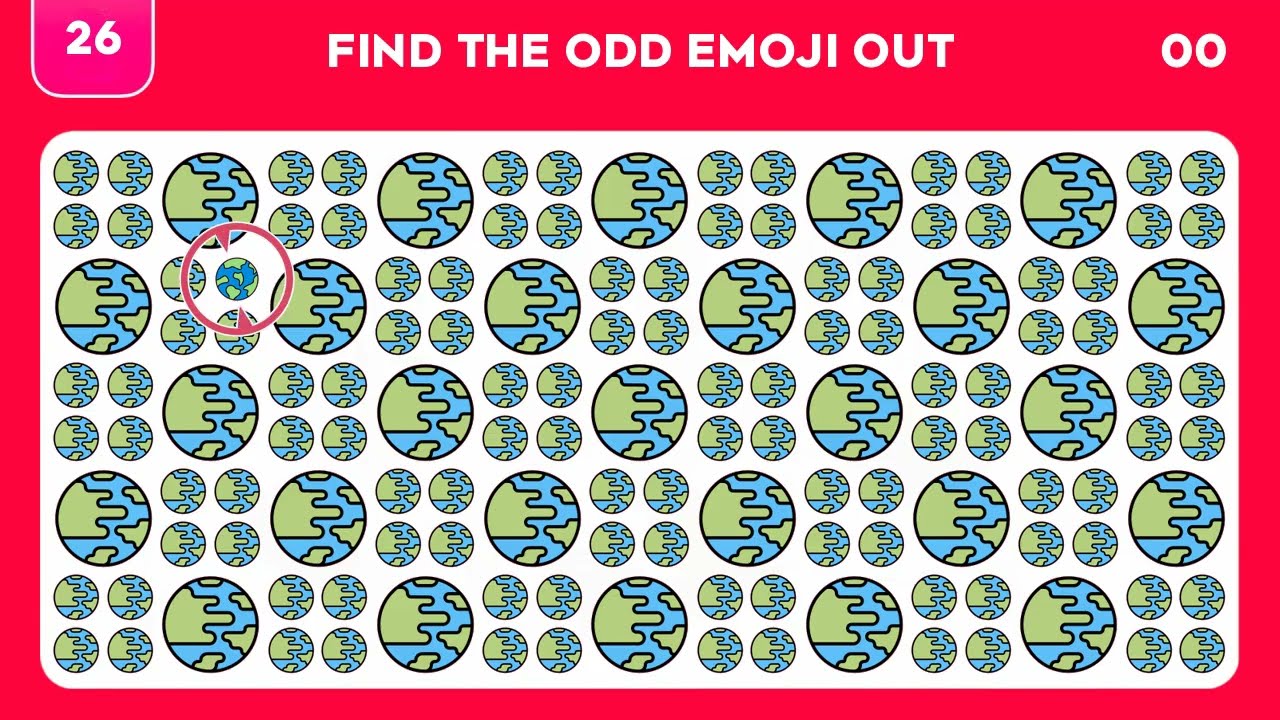 Find The Odd Emoji Out | Emoji Puzzle