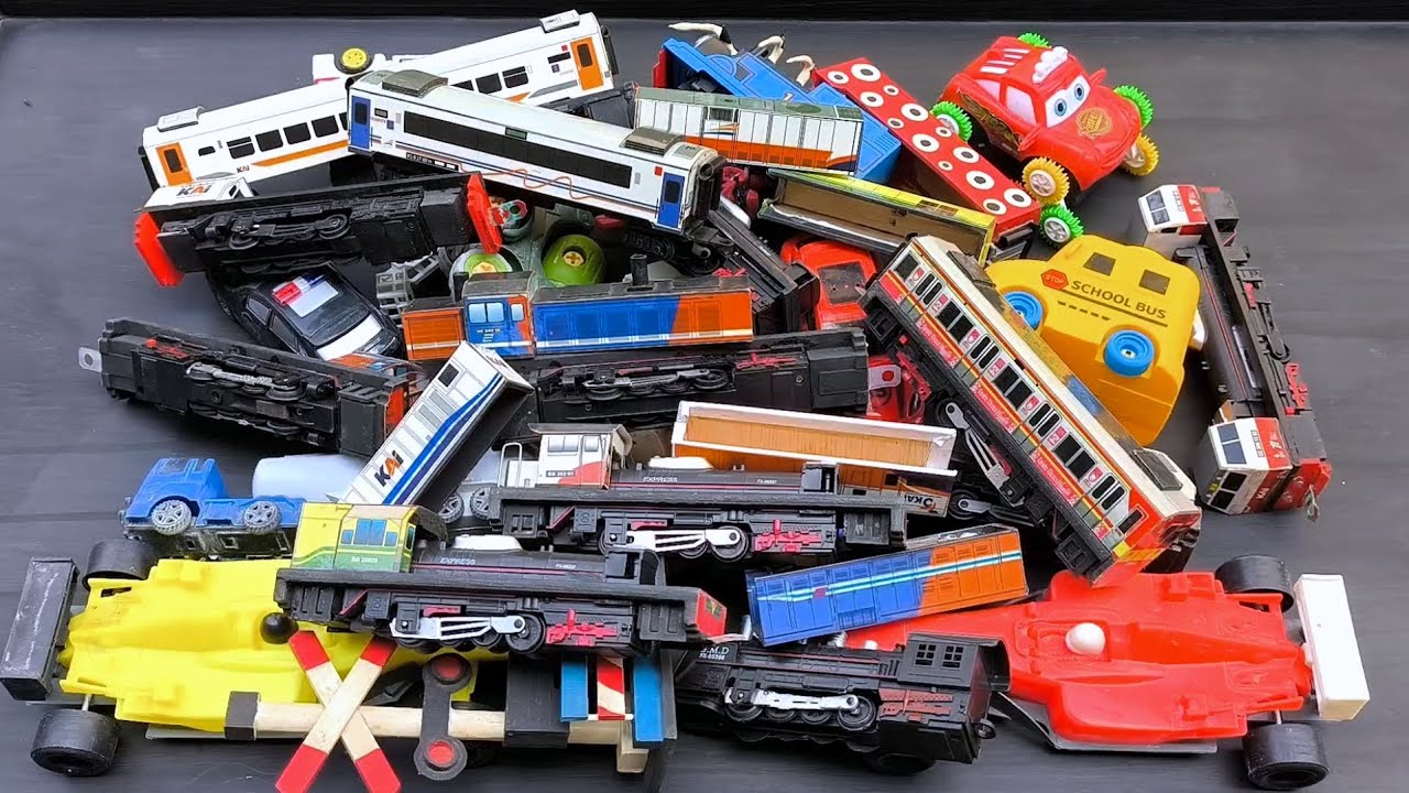 Satisfying ASMR Train Sounds for Relaxation, Steam Train, Thomas, Commuter, Railroad Crossing