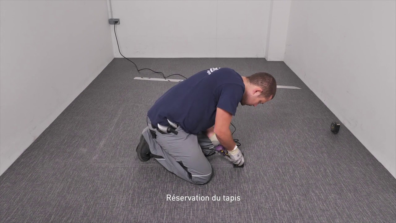 Kit Romat GT - Tapis d'entrée trafic piéton intense - Principe de mise en oeuvre