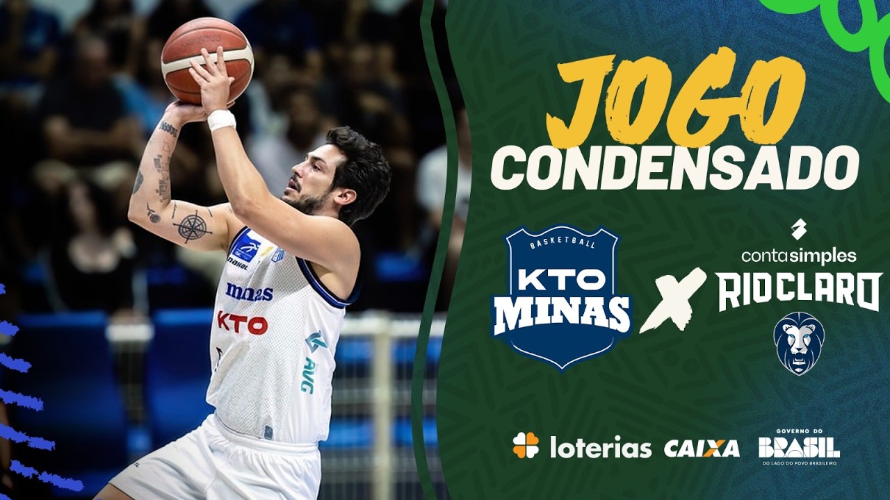 Jogo condensado | KTO Minas 98 x 95 Conta Simples Rio Claro | NBB CAIXA 2025/26