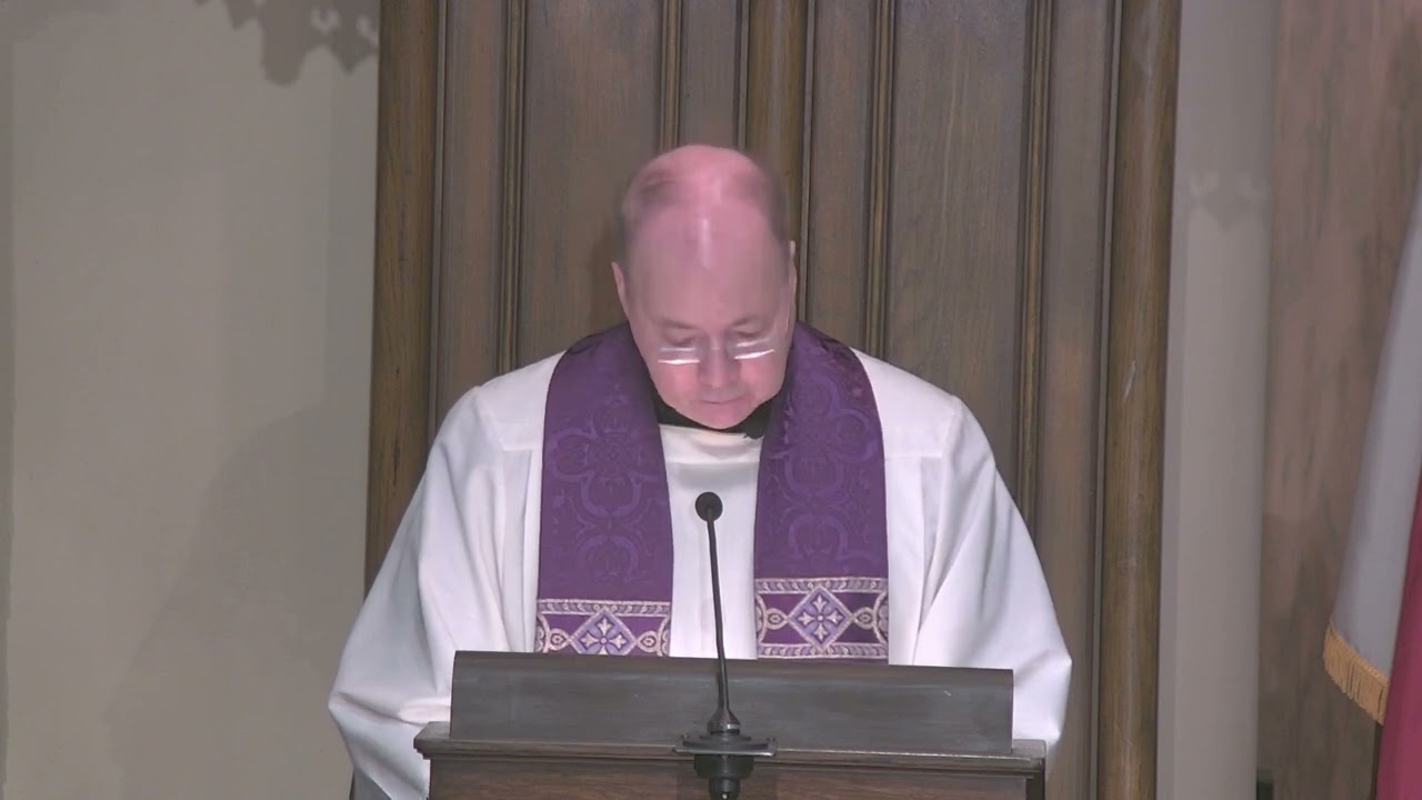 Sermon for the First Sunday of Lent - February 22, 2026 - The Rev. Christopher Cullen, S.J.
