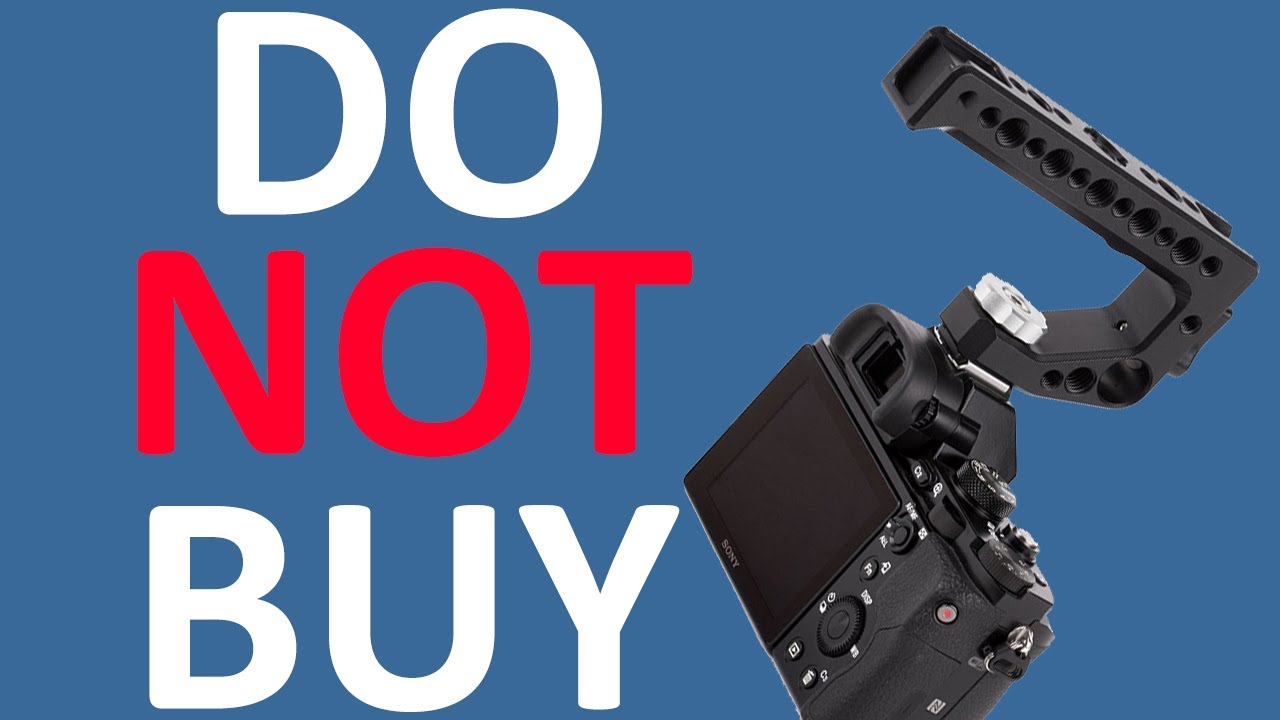 Before you buy a hot or cold shoe top handle for your DSLR or mirorless camera, please watch