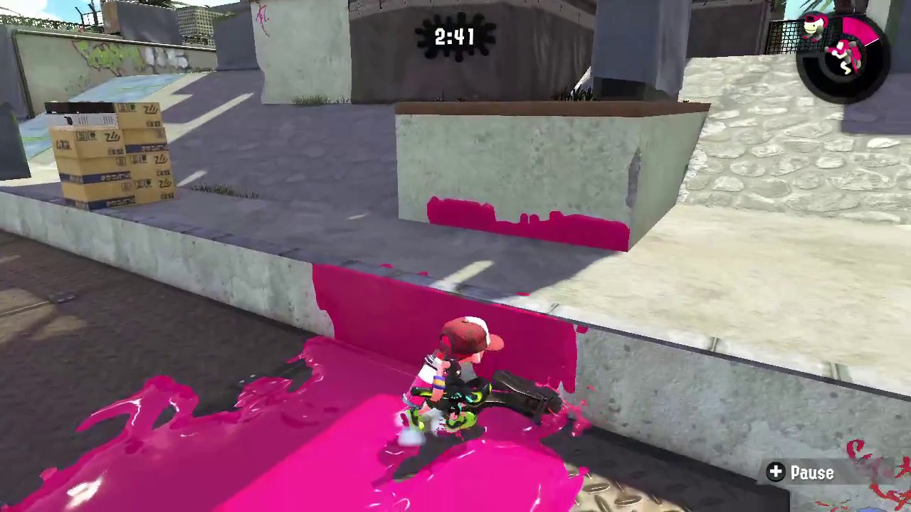 Splatoon 2 - Snapper Canal Wall Ink Bug