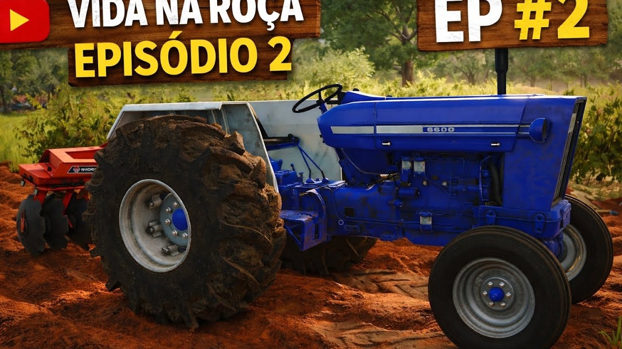 #ep2 vida na roça comprei minha primeira terra farming simulador25 mapa estância lapacho 
