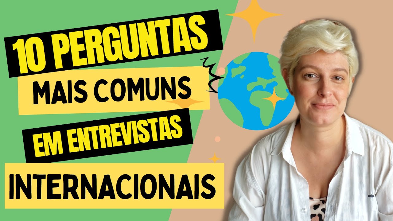 10 perguntas mais comuns em entrevistas em inglês // Pós doutorado nos Estados Unidos E03