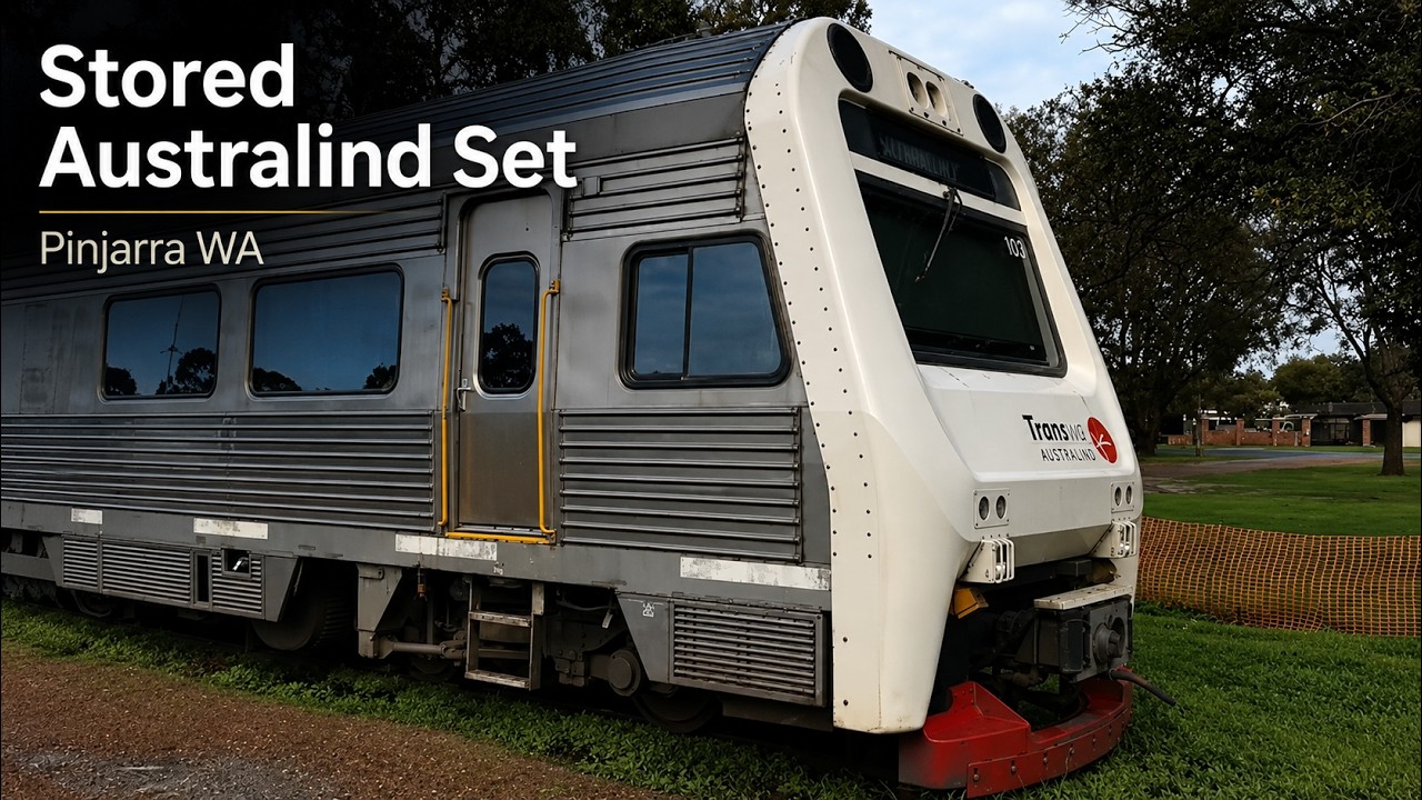 Australind Diesel parked at Pinjarra Train Station 10th July 2024