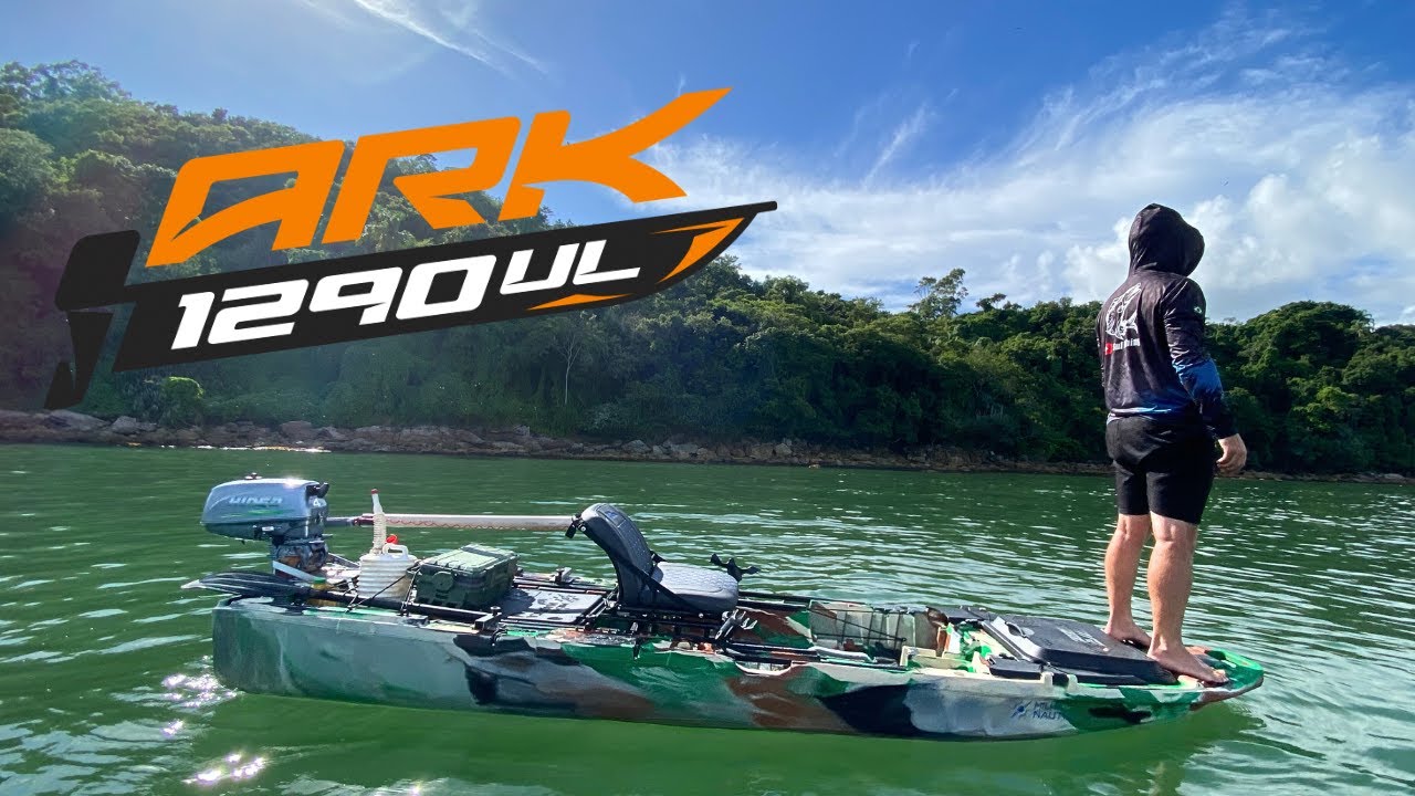 PESCANDO COM MEU NOVO CAIAQUE ARK 1290 UL