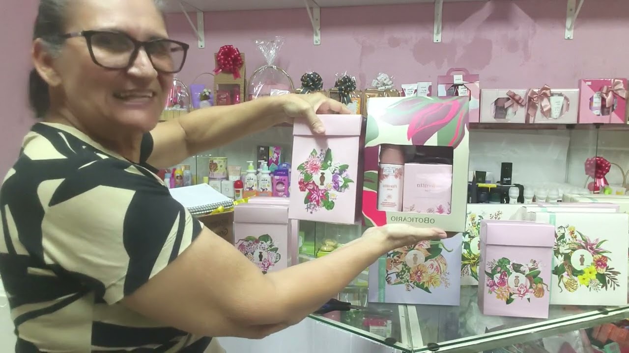 Chegou meu pedido do boticário kits de mães 