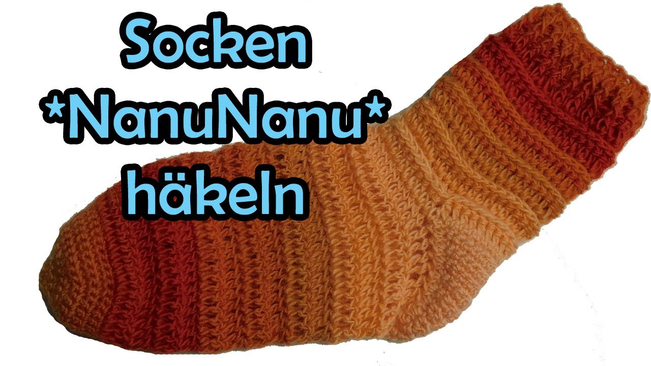 Socken *NanuNanu* häkeln - Romy Fischer Häkelanleitung
