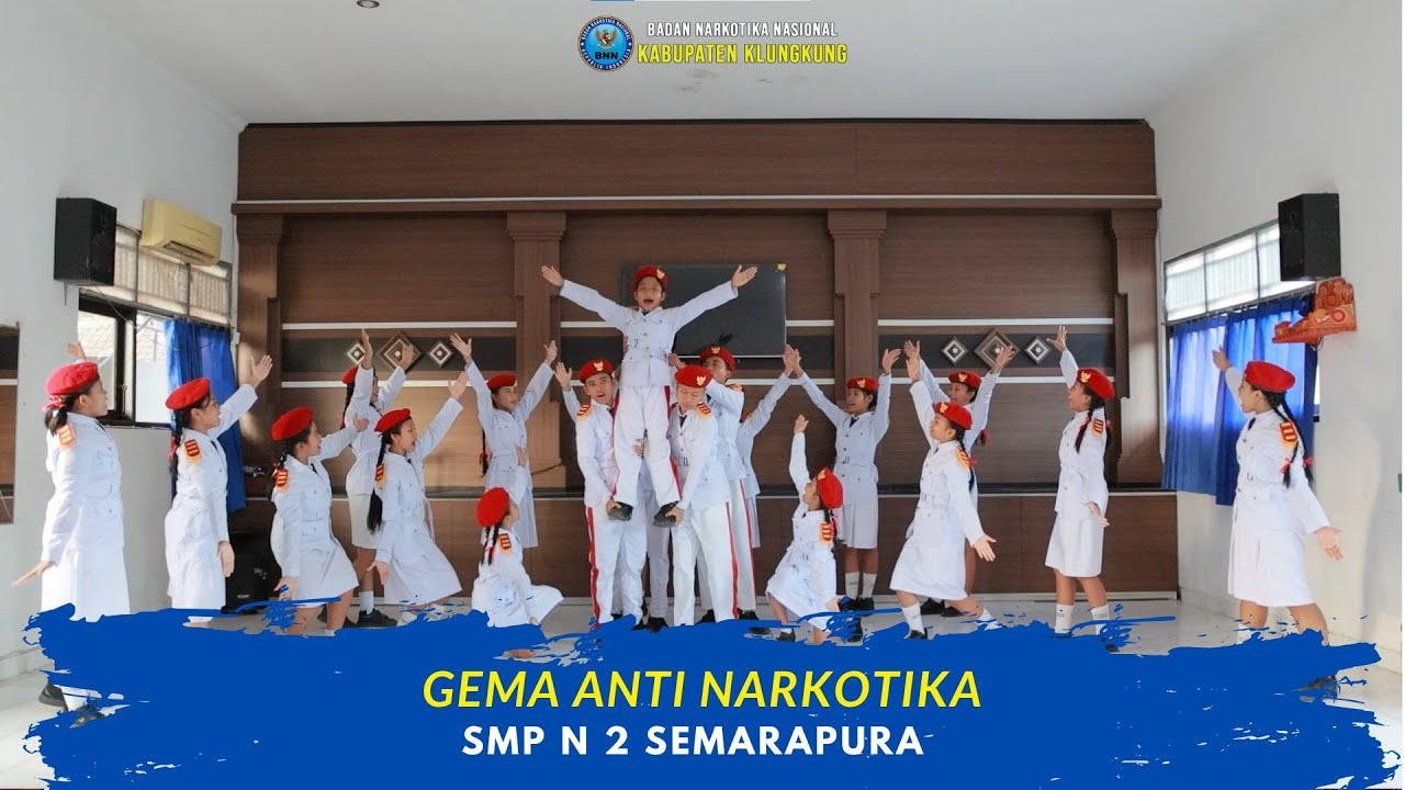 GEMA ANTI NARKOTIKA SMP N 2 SEMARAPURA