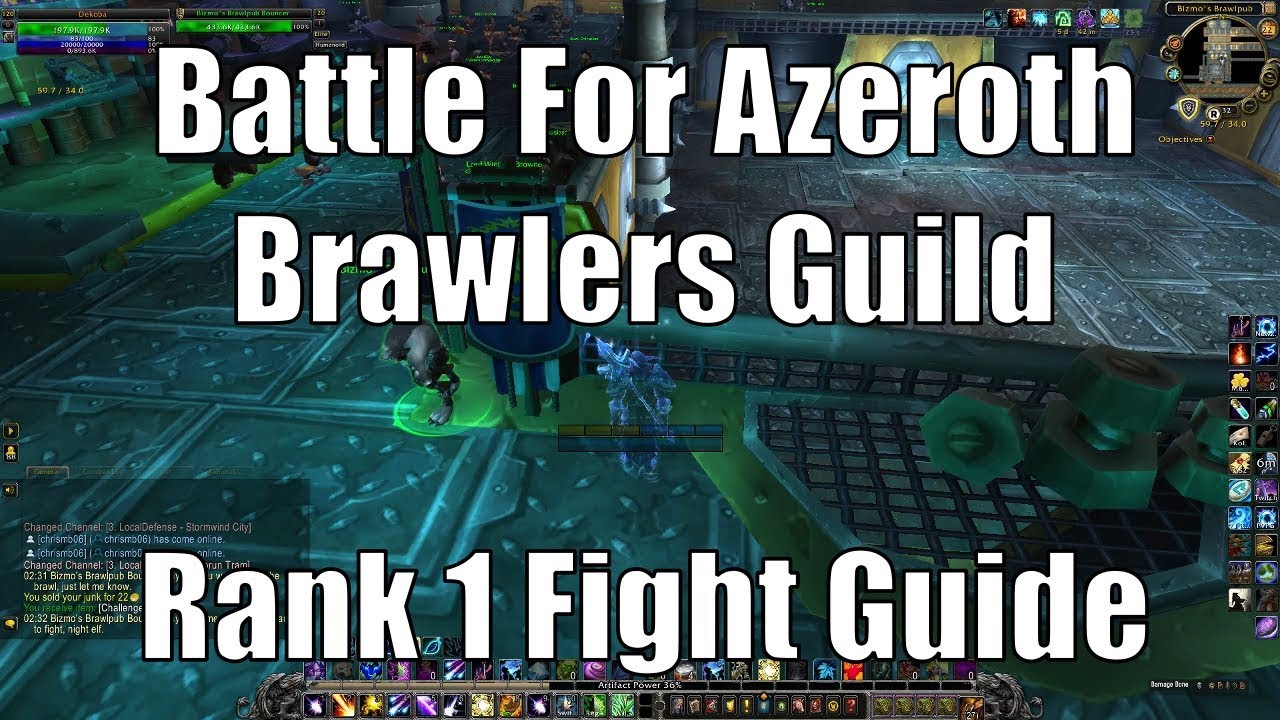 Brawlers Guild Rank 1 Fight Guide (Bruce, Thog, GrummleFloot, Ash'ketzum)