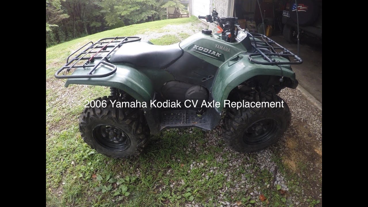 2006 Yamaha Kodiak 450 Rear CV Axle Replacement