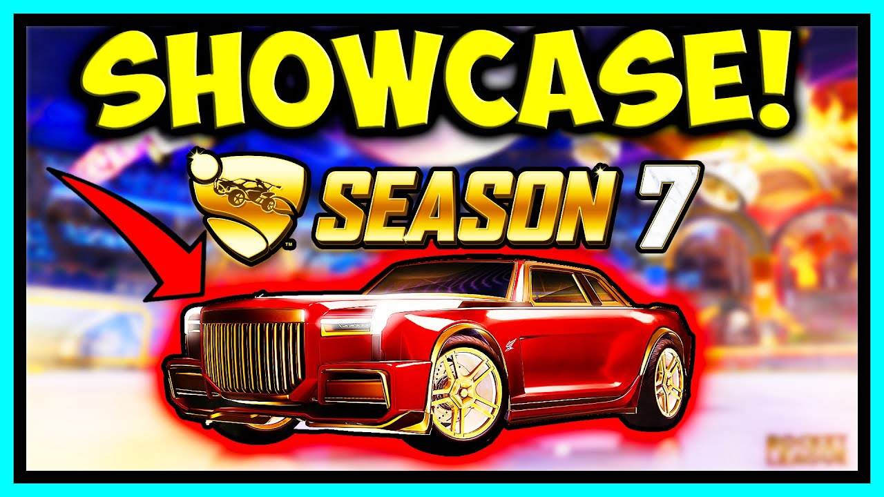 ROCKET LEAGUE SEASON 7 ROCKET PASS SHOWCASE!