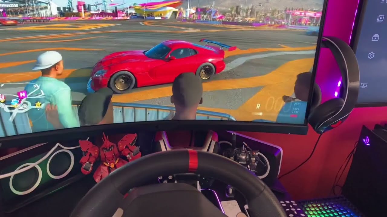 Forza Horizon 5 Xbox series x Dodge Viper SRT GTS with HORI FFB wheel
