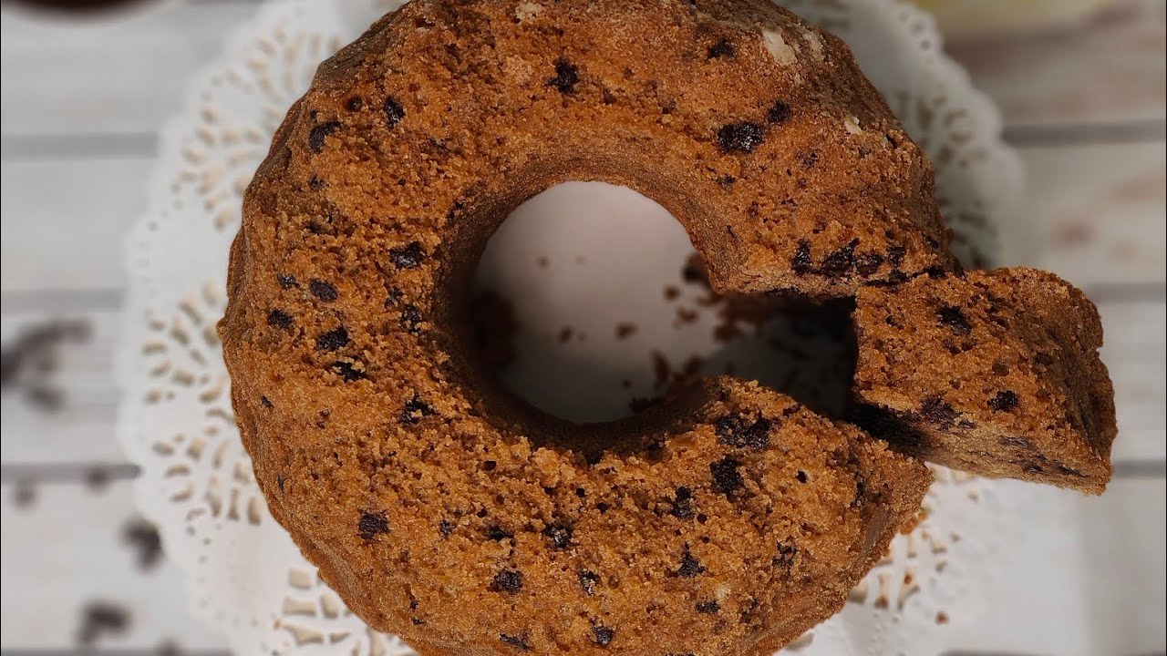 Ciambellone al caffè con gocce di cioccolato fondente Senza Glutine