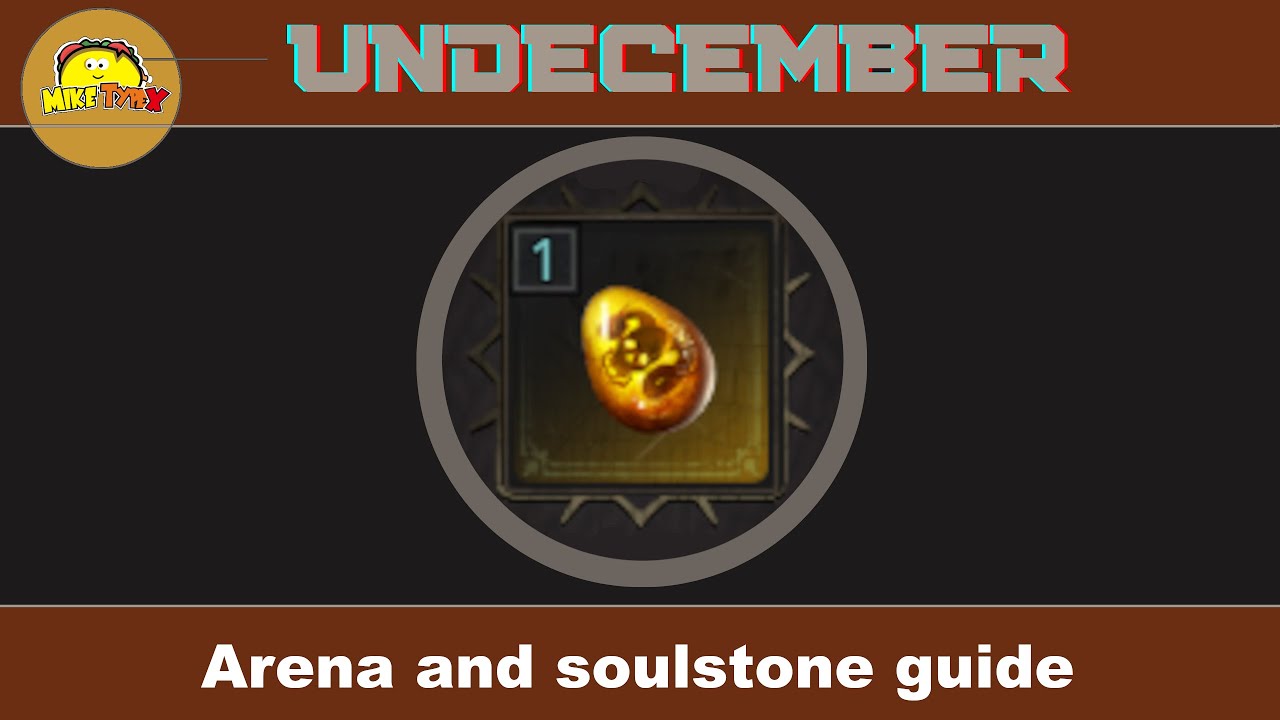 Arena and Soulstone guide -A dummies guide (from a dummy)