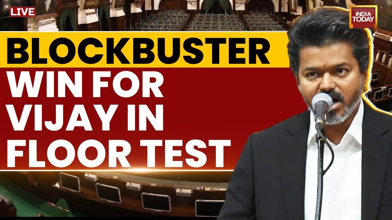 Vijay  Speech LIVE In Assembly: Tamil Nadu Floor Test | Vijay Faces Biggest Political Test Yet