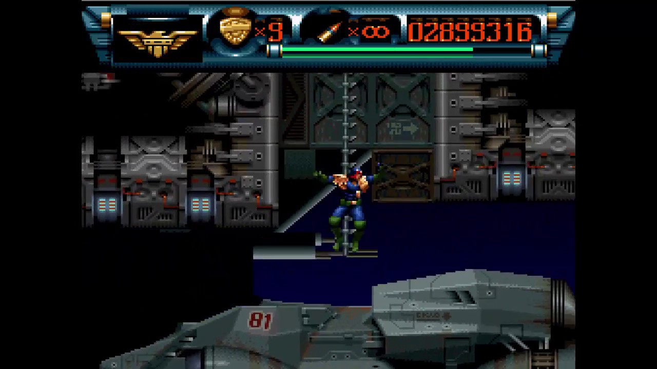 Let's Play Judge Dredd (SNES) GERMAN Part 10  - Jagt nach dem Sprunggerät