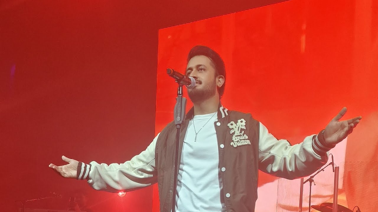 Hona Tha Pyar song on Dhol - Live Solo Performance by Atif Aslam- Romantic - Glasgow UK
