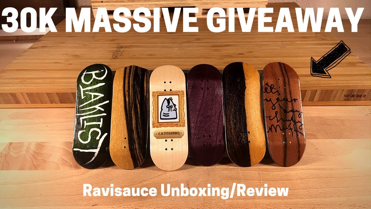 30K MASSIVE GIVE AWAY (CATFISHBBQ, UNIQUE, SKOWOOD....) (Ravisauce Unbox/Review)