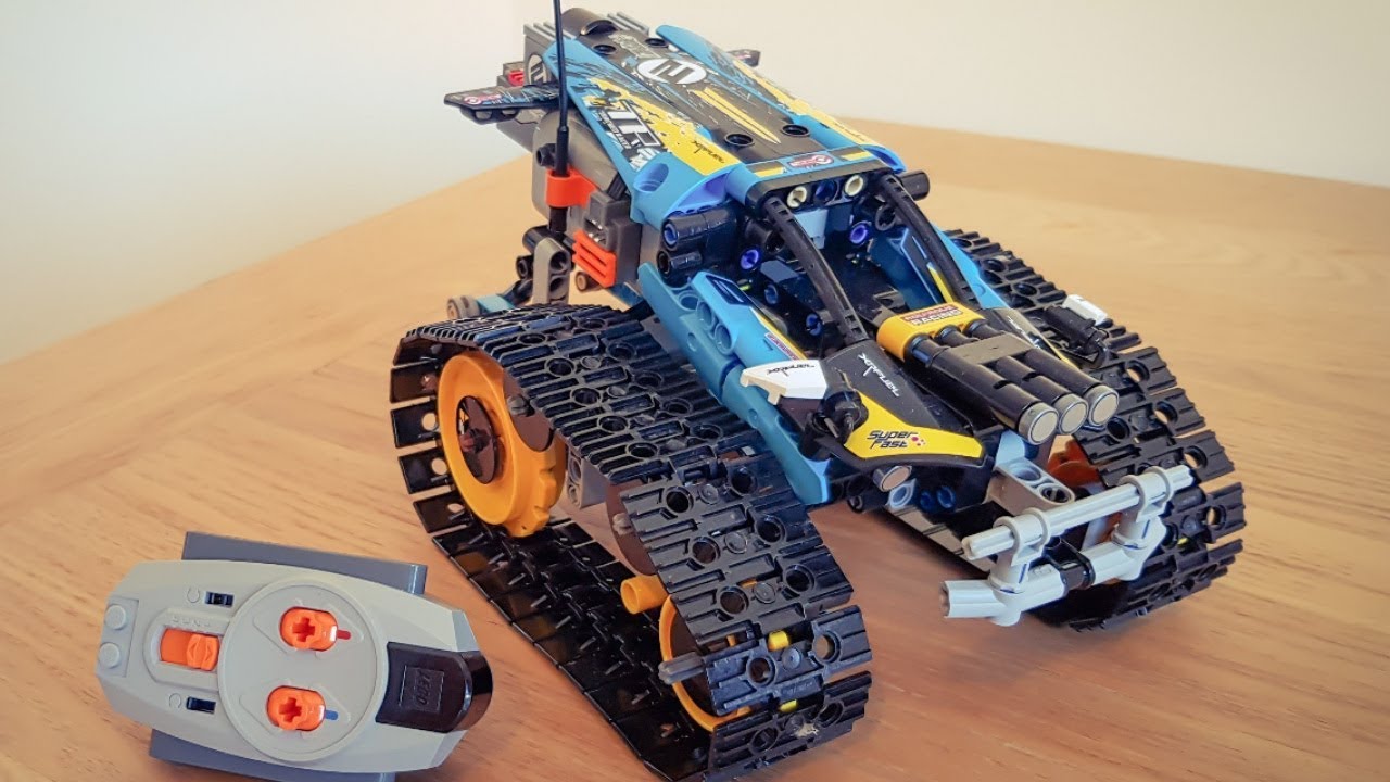 LEGO RC STUNT CAR SPEED BUILD !!!
