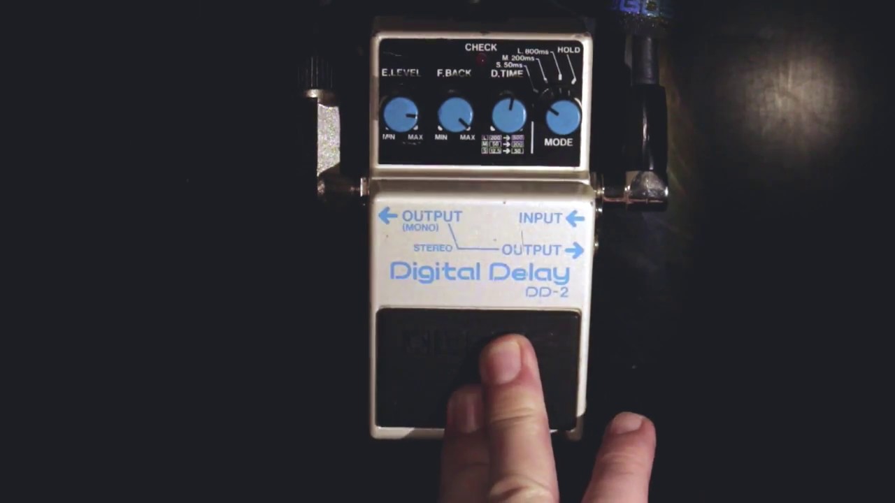Boss DD-2 Digital Delay demo