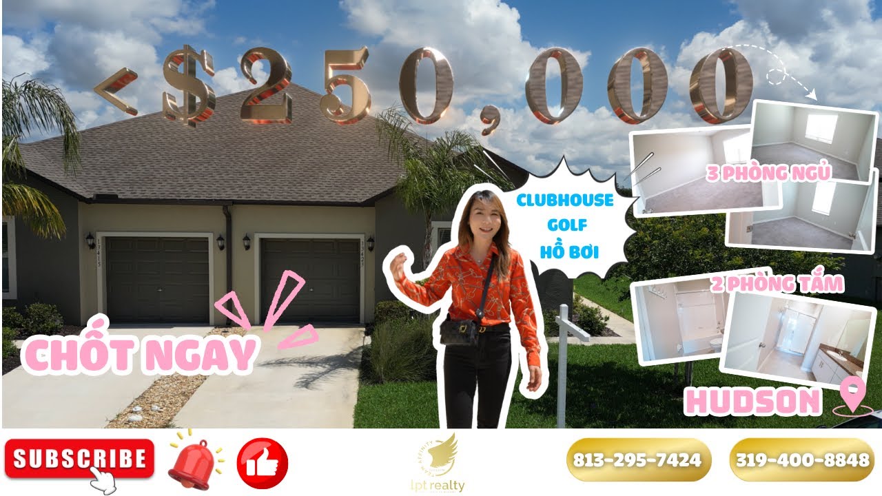 New Villa Listing in Hudson Florida 🔥🔥🔥dưới 250k$ asking