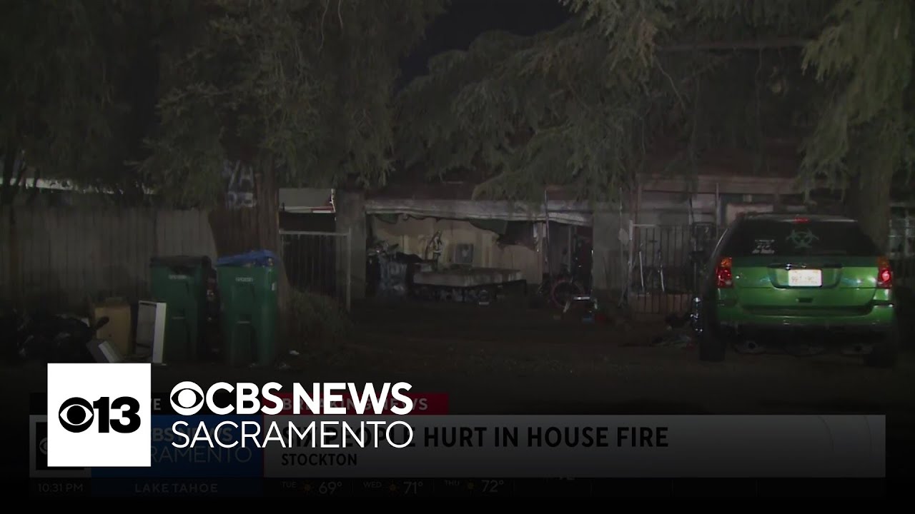 6 people injured in Stockton house fire