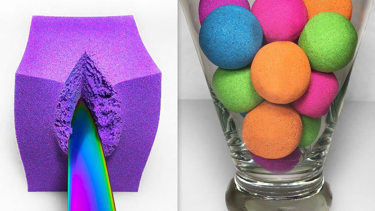 Very Satisfying and Crunchy ASMR 264 Kinetic Sand