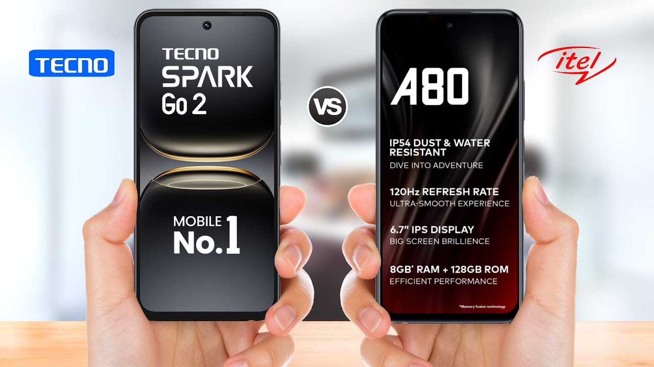 Tecno Spark Go 2 vs Itel A80  || Full Comparison