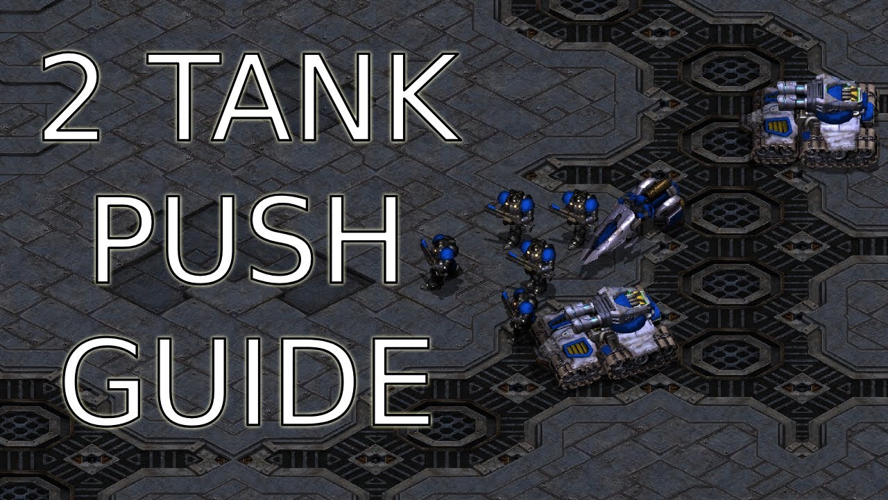 Terran vs Protoss: 2 tank push explained